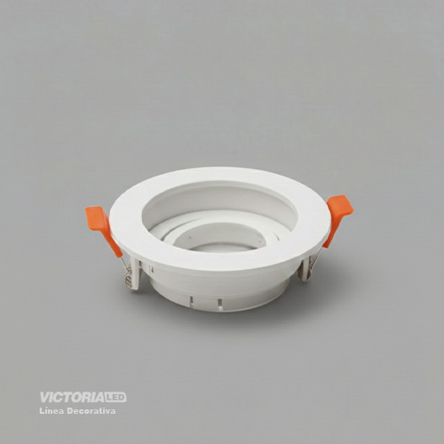 CARCASA REDONDA 100X35MM BLANCA 100U/C