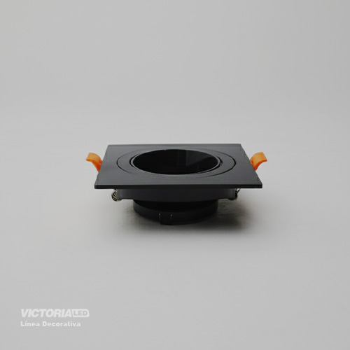 CARCASA CUADRADA 92X92X30MM NEGRA 100U/C