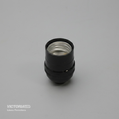 BOQUILLA COLGANTE BAQUELITA E27 600W 110/250V NEGRO 25U/C