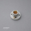 BOQUILLA DE PORCELANA E14 220V 660W BLANCO 50U/C