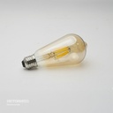 FOCO LED E27 4W 2700K 110V AMBAR