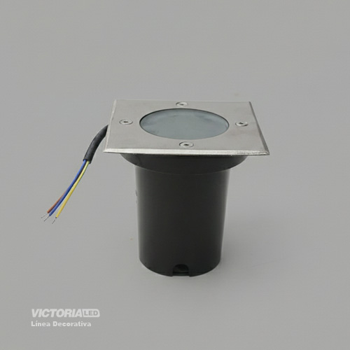 CARCASA PARA PISO CUADRADO 1*MR16 IP67 20U/C