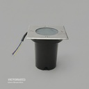 CARCASA PARA PISO CUADRADO 1*MR16 IP67 20U/C