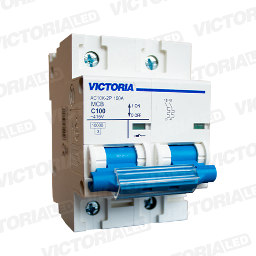 BREAKER VICTORIA LED AC 10K 2P 125A 6U/C
