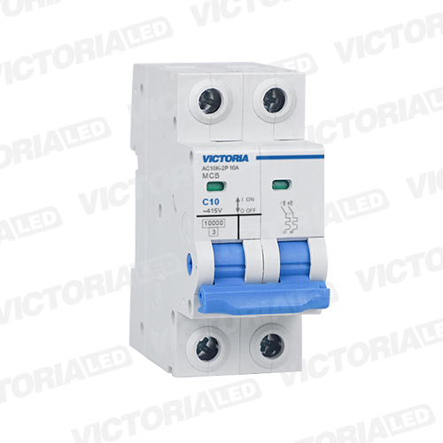 BREAKER VICTORIA LED AC 10K 2P 16A 6U/C