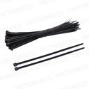 AMARRAS PLASTICAS NEGRA 2.5MMX200MM 100PZAS