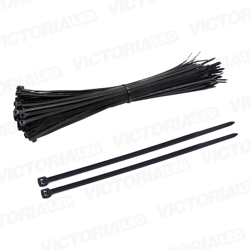 [N-2.5X20] AMARRAS PLASTICAS NEGRA 2.5MMX200MM 100PZAS