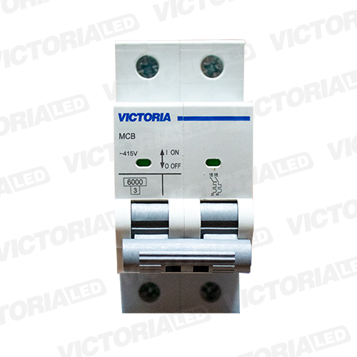 [AC6K-2P 10A] BREAKER VICTORIA LED AC 6K 2P 10A 6U/C