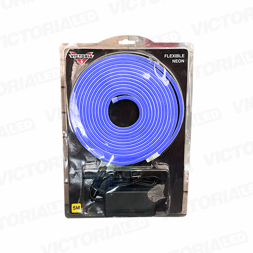 [CNA-5MBLUE] CINTA NEON 5M BLUE 12V AC100-240V DC12V/5A