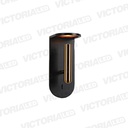 LAMPARA DECORATIVA DE PARED LED METAL/PP NEGRO
