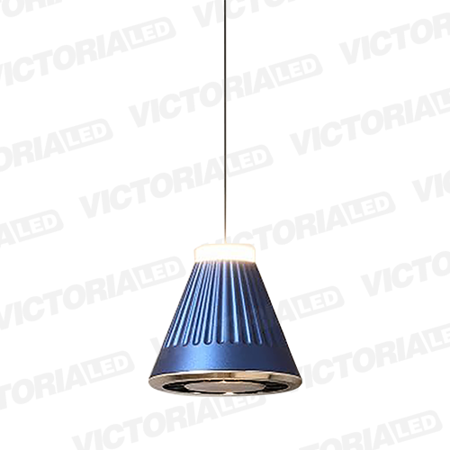 [P170 BLUE] LAMPARA DECORATIVA LED 12W 3000K ALUMINIO BLUE