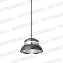LAMPARA DECORATIVA LED 12W 3000K ALUMINIO GRAY
