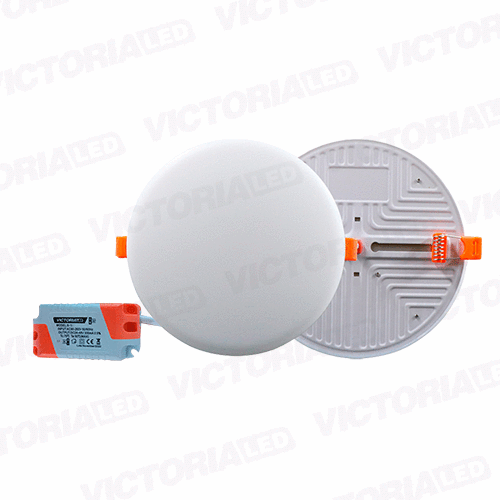 [LV-112 24W 6500K] VICTORIA LED PANEL SIN BORDE 24W EMPOTRABLE REDONDO 40U/C