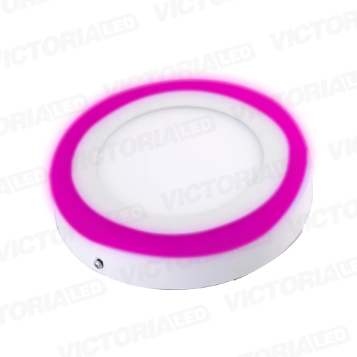 [LV-206SRF 12+4] VICTORIA LED PANEL SOB RED 12W+4W FUCSIA 40U/C