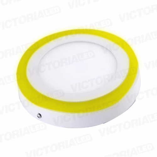 [LV-206SRY 18+6] VICTORIA LED PANEL SOB RED 18W+6W AMARILLO 20U/C