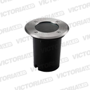 CARCASA PARA PISO RODONDO 1*MR16 IP67 20U/C