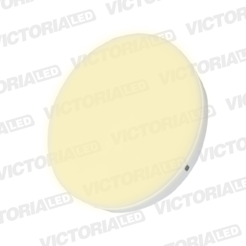[VP-SRF 18W 3K] VICTORIA LED PANEL 3000K SIN BORDE 18W SOBREPUESTO REDONDO 20U/C