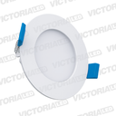 VICTORIA LED PANEL 6500K 6W EMPOTRABLE REDONDO 80U/C