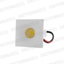 OJO DE BUEY 3W 6500K CUADRADO BLANCO 100U/C