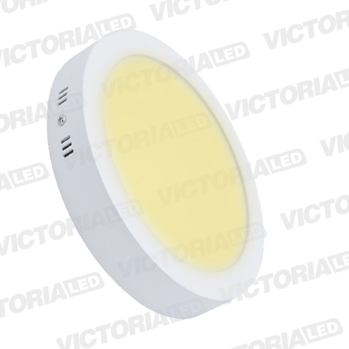 [VP-SR 12W 3K] VICTORIA LED PANEL 3000K 12W SOBREPUESTO REDONDO 30U/C