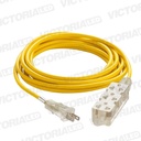 CABLE DE EXTENSIÓN 3 METROS 3 PUERTOS