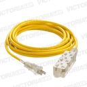 CABLE DE EXTENSIÓN 5 METROS 3 SALIDAS
